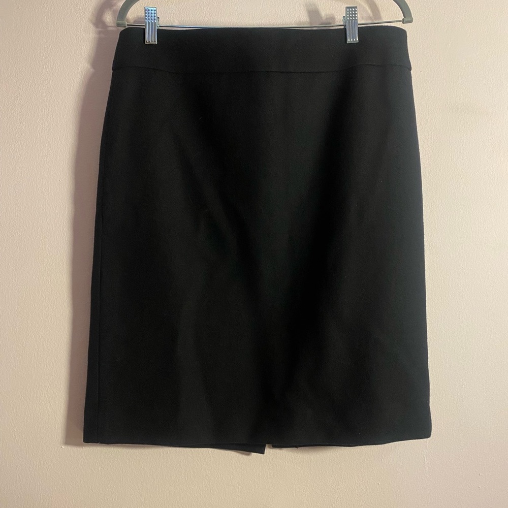 J. Crew Black Pencil Skirt